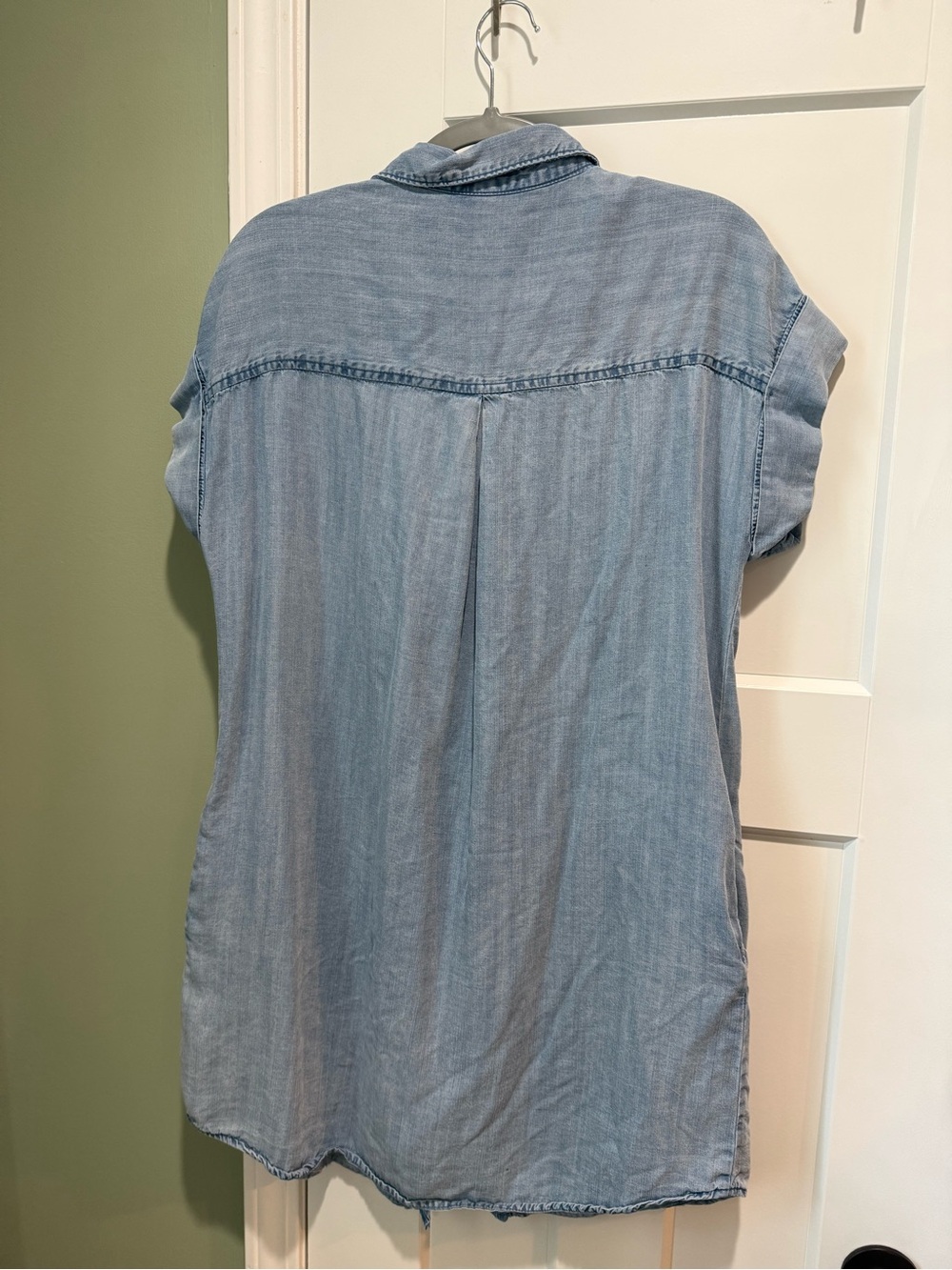 Velvet Heart Light Blue Denim Mini dress - Picture 2 of 5